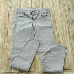 American Eagle Gray Chino Jeggings